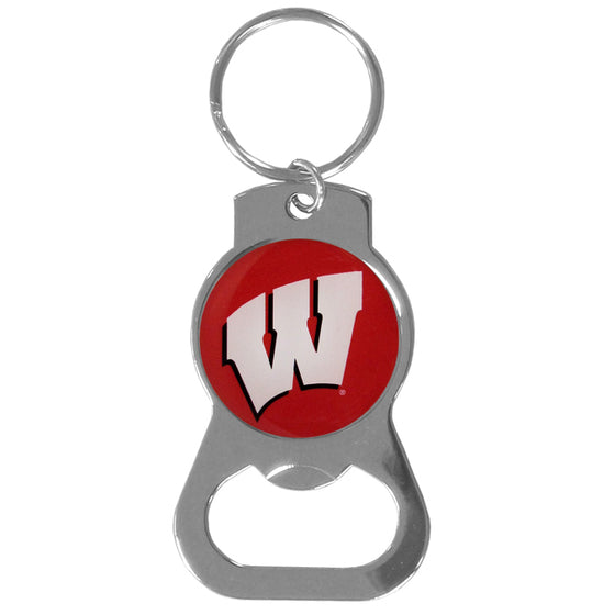 Wisconsin Badgers Bottle Opener Key Chain