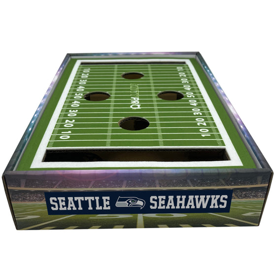 Seattle Seahawks Stadium Cat Toy