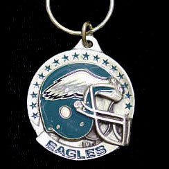 Philadelphia Eagles Carved Metal Key Chain