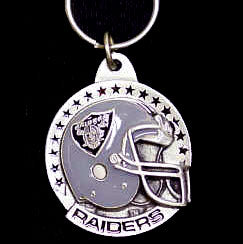 Las Vegas Raiders Carved Metal Key Chain