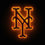 New York Mets LED Neon Light Up Team Logo Sign