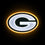 Green Bay Packers LED Neon Light Up Team Logo Sign