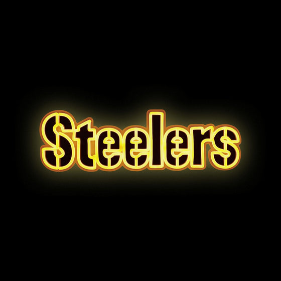 Pittsburgh Steelers LED Neon Light Up Team Logo Sign