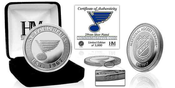 St. Louis Blues Silver Mint Coin