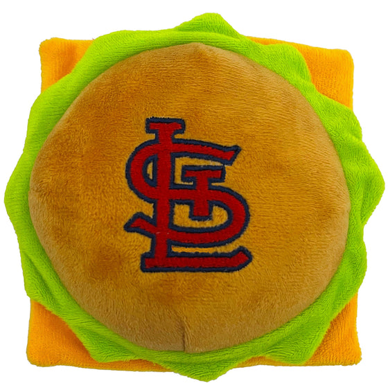 St. Louis Cardinals Hamburger Toy by Pets First