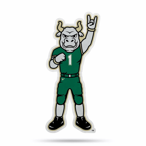 South Florida Bulls Pennant Shape Cut Mascot Design Special Order