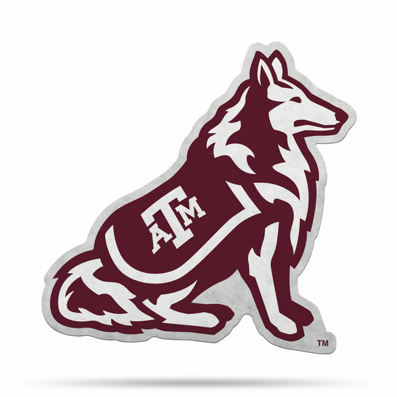 Texas A&M Aggies Pennant Shape Cut Mascot Design