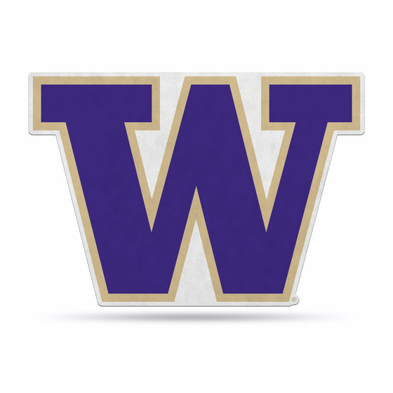 Washington Huskies Pennant Shape Cut Logo Design - Special Order