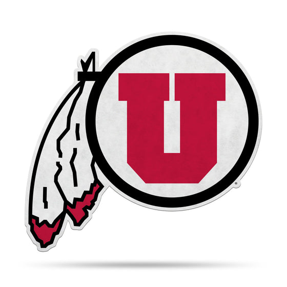 Utah Utes Pennant Shape Cut Logo Design - Special Order