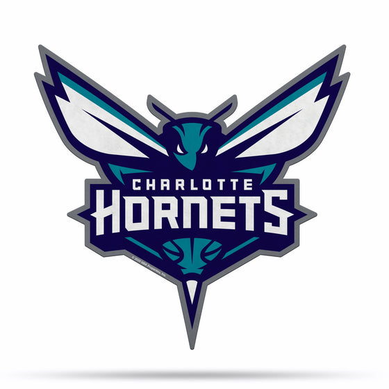 Charlotte Hornets Pennant Shape Cut Logo Design - Special Order