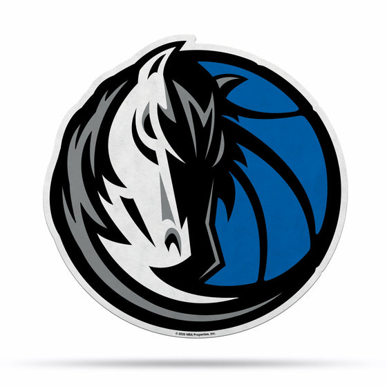 Dallas Mavericks Pennant Shape Cut Logo Design - Special Order