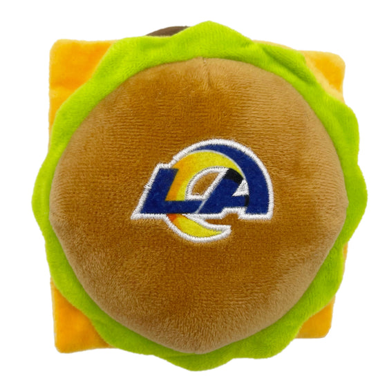 LOS ANGELES RAMS HAMBURGER TOY Pets First