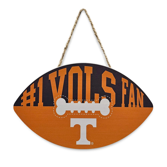 TENNESSEE FOOTBALL SHAPE SIGN