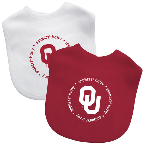 Oklahoma Sooners Baby Bib 2 Pack