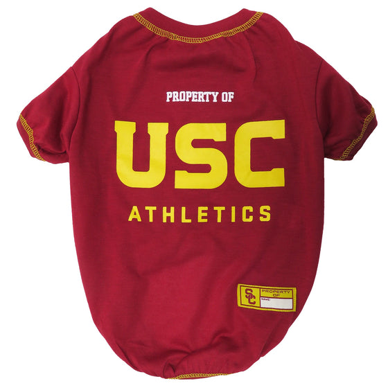 USC Trojans Dog Tee Shirt Pets First