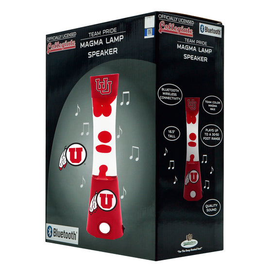 Utah Utes Magma Lamp - Bluetooth Speaker Special Order