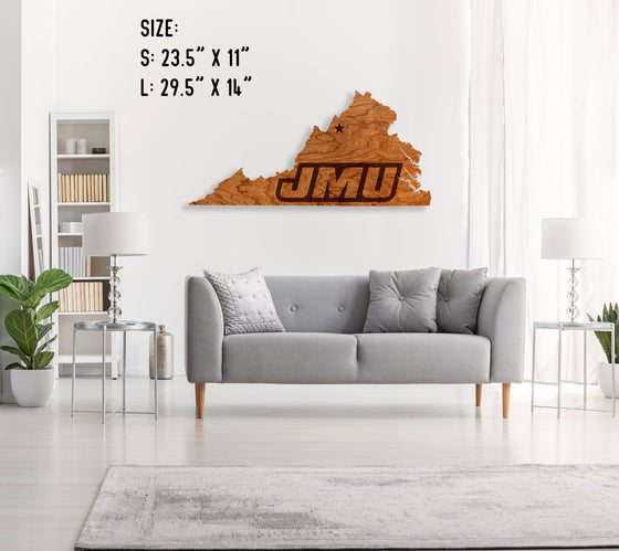 JMU Wall Hanging JMU on State - 757 Sports Collectibles