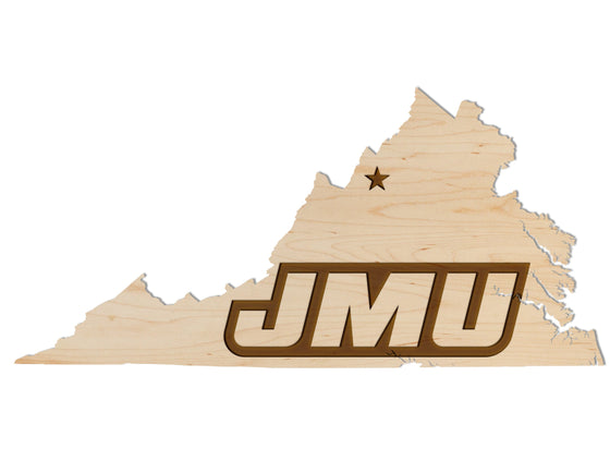 JMU Wall Hanging JMU on State - 757 Sports Collectibles