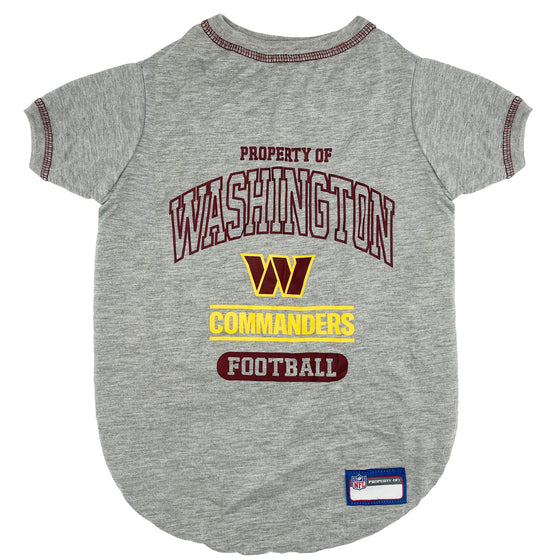 Washington Commanders Dog Tee Shirt Pets First