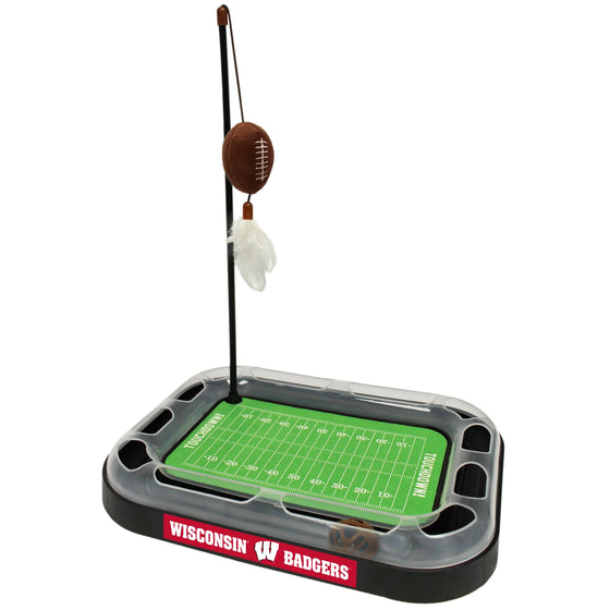 Wisconsin Football Cat Scratcher Toy