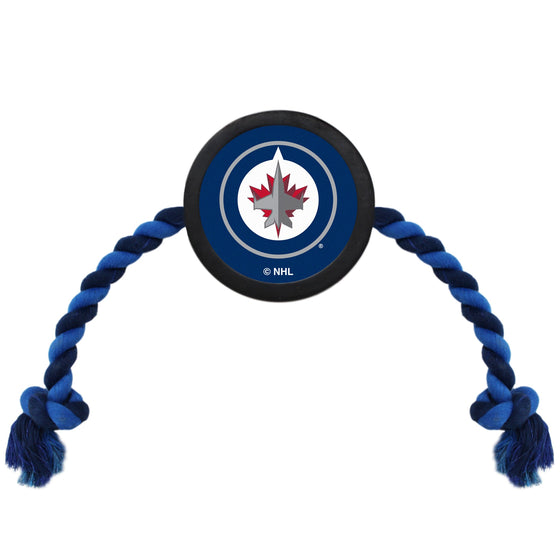 Winnipeg Jets Hockey Puck Toy Pets First