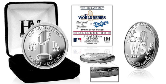 2024 World Series New York Yankees VS LA Dodgers Dueling Silver Coin