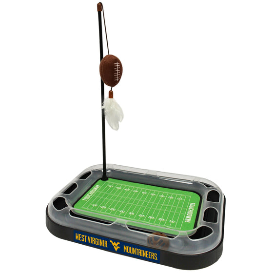 West Virginia Football Cat Scratcher Toy