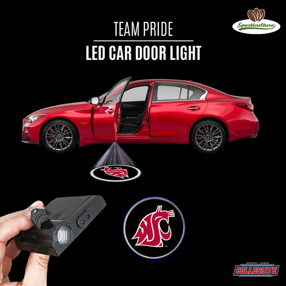 Washington State Cougars Car Door Light LED Special Order