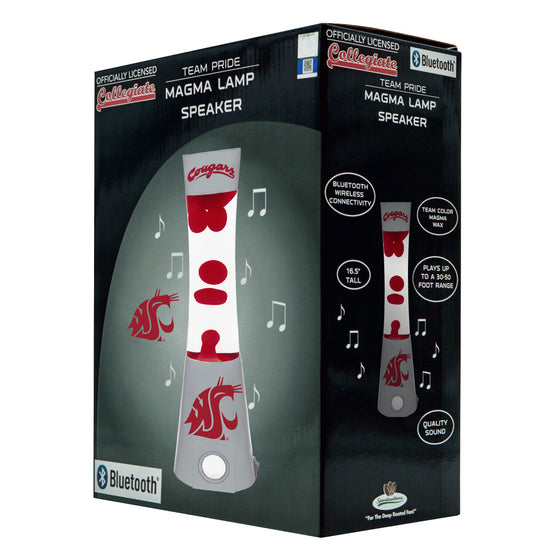 Washington State Cougars Magma Lamp - Bluetooth Speaker Special Order