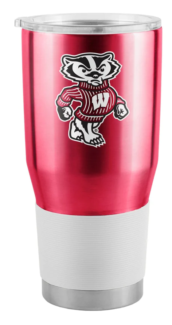 Wisconsin Badgers Travel Tumbler 30oz Stainless Steel