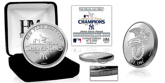 New York Yankees 2024 American League Champions Silver Coin