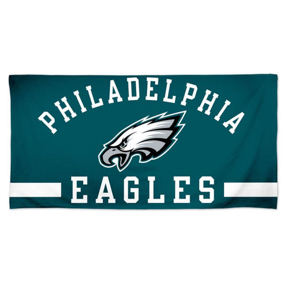 PHILADELPHIA EAGLES SPECTRA BEACH TOWEL 30" X 60" - 757 Sports Collectibles