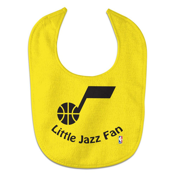 Utah Jazz Baby Bib All Pro Style - Special Order