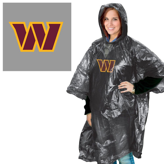 Washington Commanders Rain Poncho