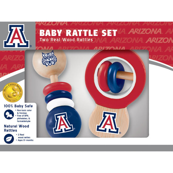 Arizona Wildcats - Baby Rattles 2-Pack - 757 Sports Collectibles