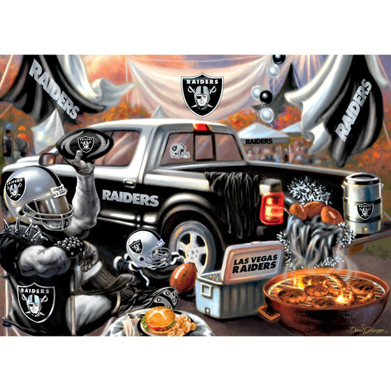 Las Vegas Raiders - Gameday 1000 Piece Jigsaw Puzzle - 757 Sports Collectibles