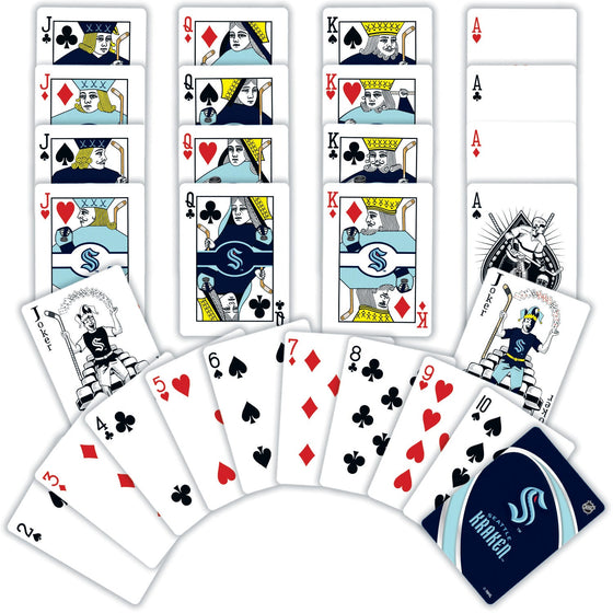 Seattle Kraken Playing Cards - 54 Card Deck - 757 Sports Collectibles