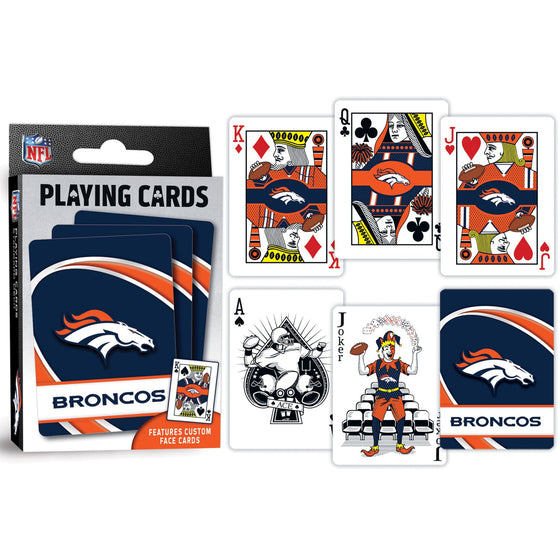 Denver Broncos Playing Cards - 54 Card Deck - 757 Sports Collectibles