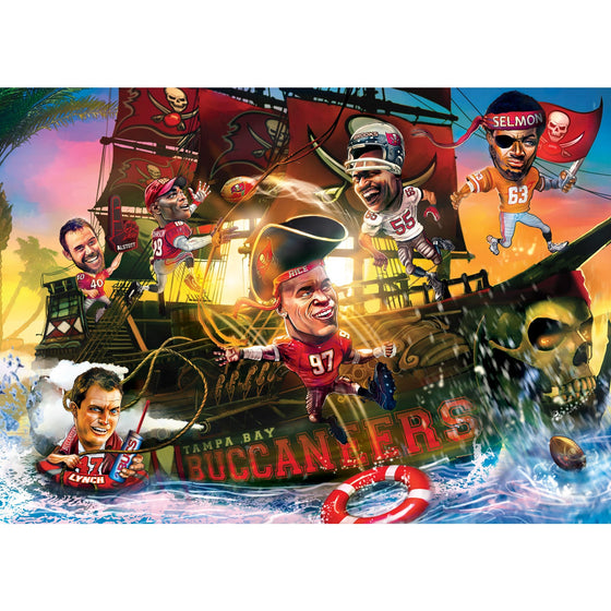 Tampa Bay Buccaneers - All Time Greats 500 Piece Jigsaw Puzzle - 757 Sports Collectibles