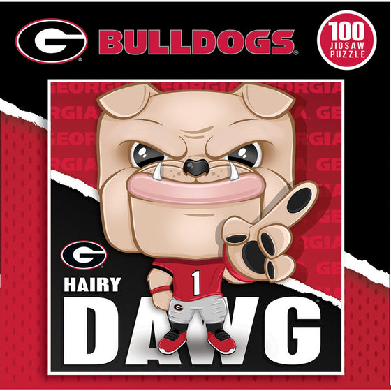 Hairy Dawg - Georgia Bulldogs Mascot 100 Piece Jigsaw Puzzle - 757 Sports Collectibles