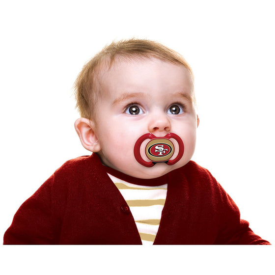 San Francisco 49ers - Pacifier 2-Pack - 757 Sports Collectibles