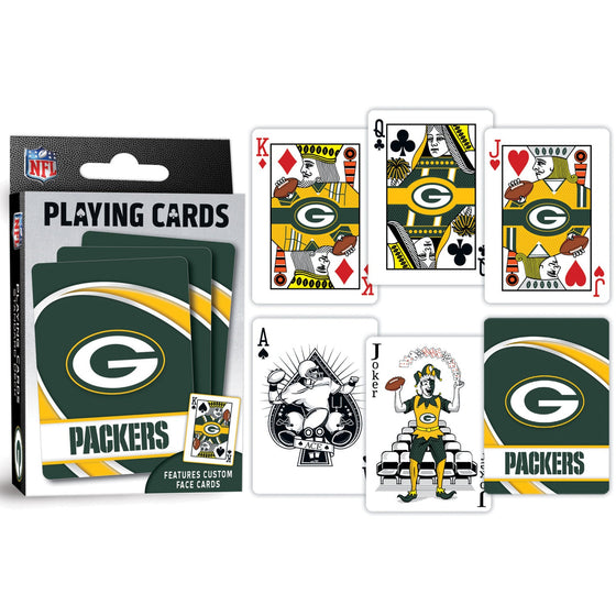 Green Bay Packers Playing Cards - 54 Card Deck - 757 Sports Collectibles