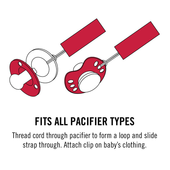 San Francisco 49ers - Pacifier Clip 2-Pack - 757 Sports Collectibles