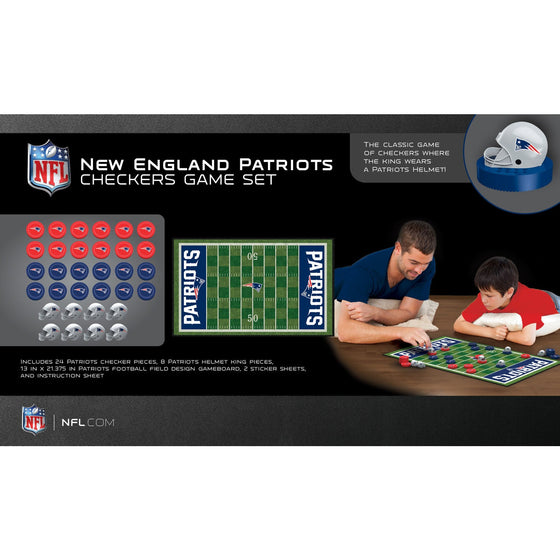 New England Patriots Checkers - 757 Sports Collectibles