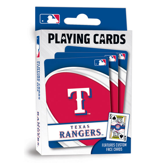 Texas Rangers Playing Cards - 54 Card Deck - 757 Sports Collectibles