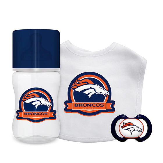 Denver Broncos - 3-Piece Baby Gift Set - 757 Sports Collectibles