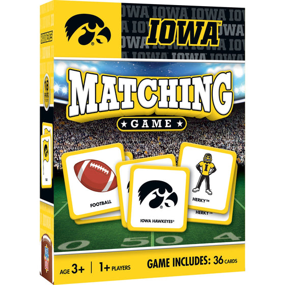 Iowa Hawkeyes Matching Game - 757 Sports Collectibles