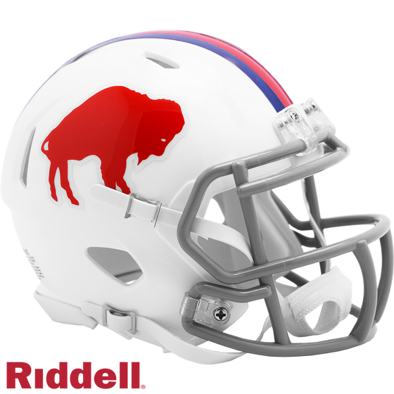 Buffalo Bills Helmet Riddell Replica Mini Speed Style 1965-1973 T/B