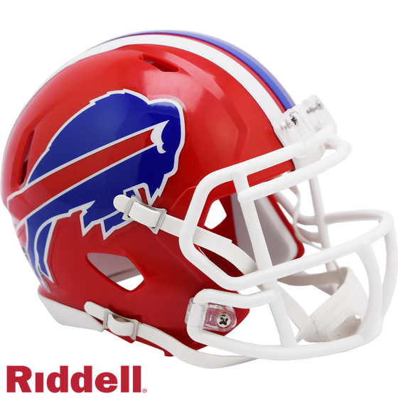 Buffalo Bills Helmet Riddell Replica Mini Speed Style 1987-2001 T/B - 757 Sports Collectibles