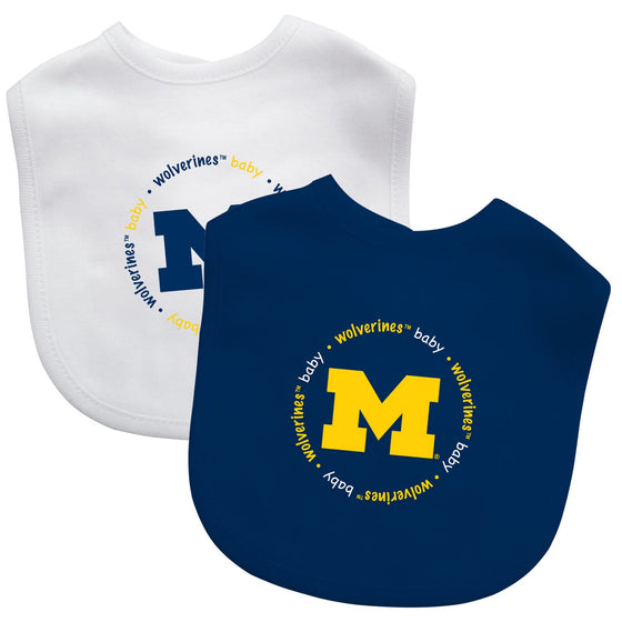 Michigan Wolverines - Baby Bibs 2-Pack - 757 Sports Collectibles